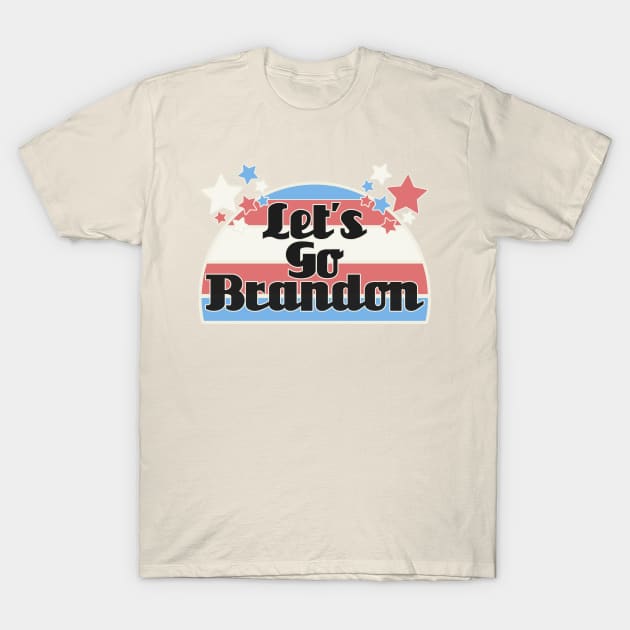 Let's Go Brandon RWB T-Shirt by Darkseal